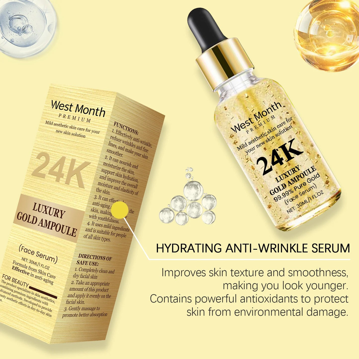 24k Gold Facial Skin Care Set