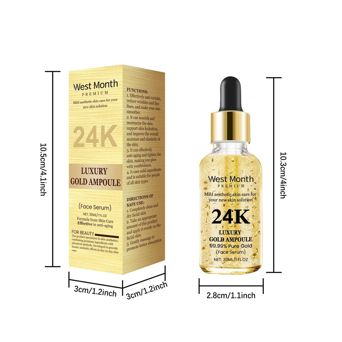 24k Gold Facial Skin Care Set