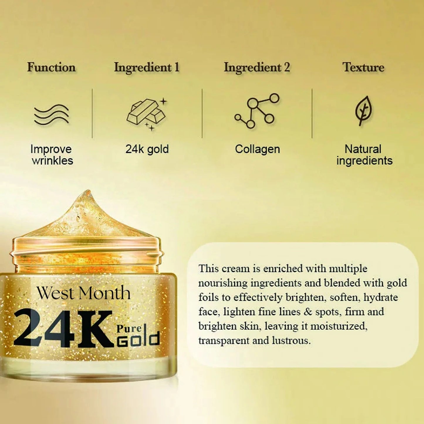 24k Gold Facial Skin Care Set